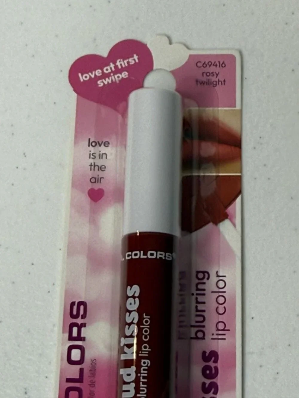 L.A. Colors Cloud Kisses Lip Color Rosy Twilight C69416 New